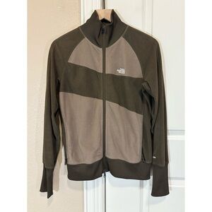 North Face Fleece Zip Up Light Jacket Womens Size Large